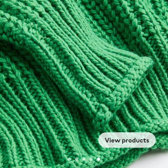 Green Knit Sweater - Picture 6 of 7